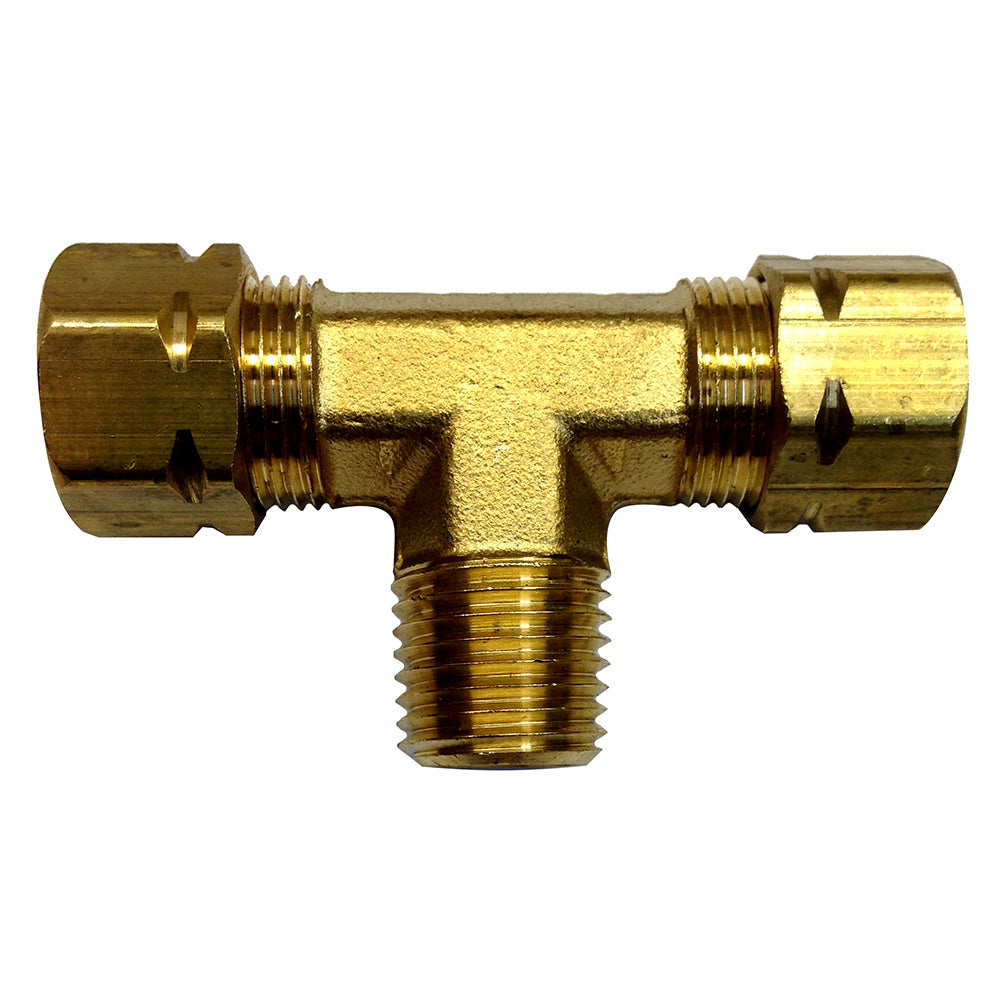 Uflex 1/4 NPT to 3/8 T-Fitting [T-FITTING] - Sea & Tech Outfitters Florida, LLC