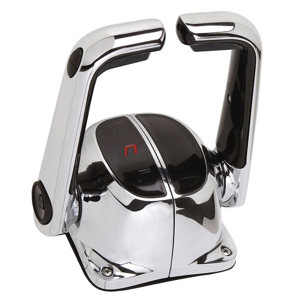 UflexTwin Lever Top Mount Control w/Neutral Lock  Trim Switch - Chrome [B502CHT/L] - Sea & Tech Outfitters Florida, LLC