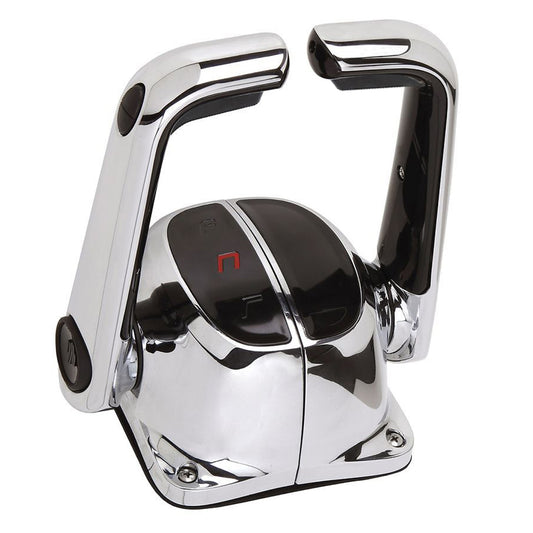 UflexTwin Lever Top Mount Control w/Neutral Lock  Trim Switch - Chrome [B502CHT/L] - Sea & Tech Outfitters Florida, LLC
