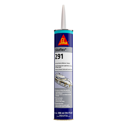 Sika Sikaflex 291 Fast Cure Adhesive  Sealant 10.3oz(300ml) Cartridge - Black [90923] - Sea & Tech Outfitters Florida, LLC