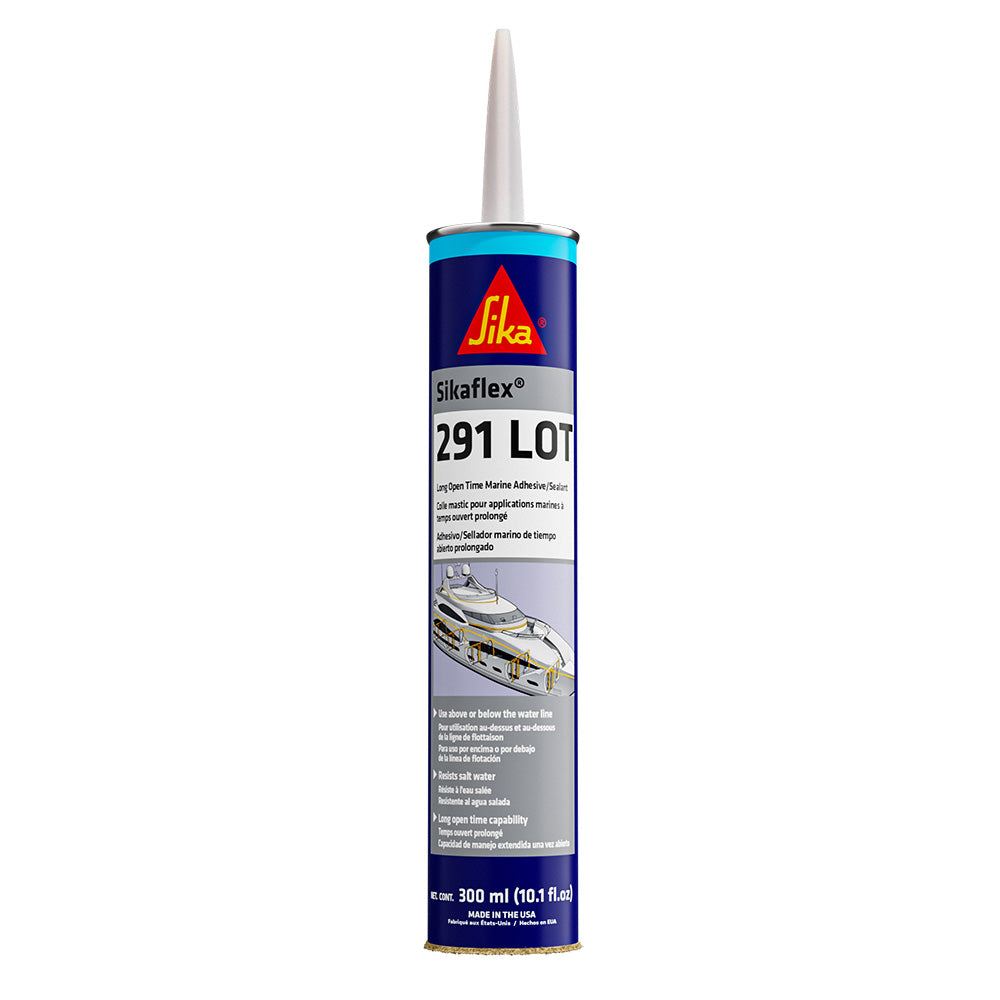 Sika Sikaflex 291 LOT Slow Cure Adhesive  Sealant 10.3oz(300ml) Cartridge - Black [90927] - Sea & Tech Outfitters Florida, LLC