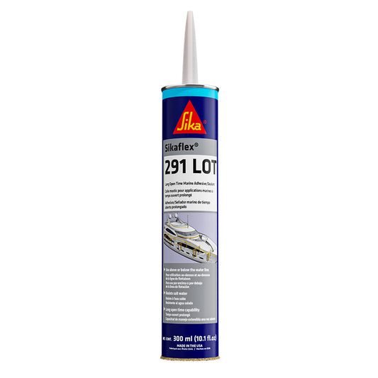 Sika Sikaflex 291 LOT Slow Cure Adhesive  Sealant 10.3oz(300ml) Cartridge - Black [90927] - Sea & Tech Outfitters Florida, LLC