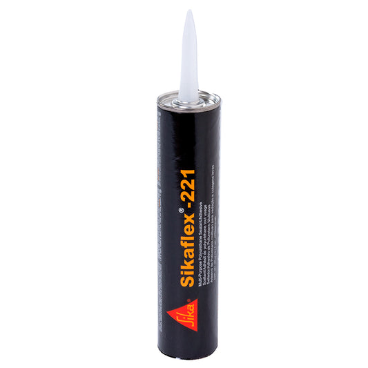 Sika Sikaflex 221 Multi-Purpose Polyurethane Sealant/Adhesive - 10.3oz (300ml) Cartridge - White [90891] - Sea & Tech Outfitters Florida, LLC