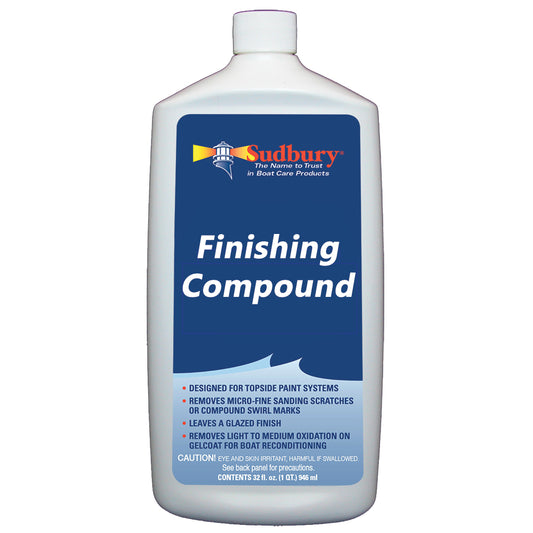 Sudbury Finishing Compound - 32oz Liquid [446] - Sea & Tech Outfitters Florida, LLC