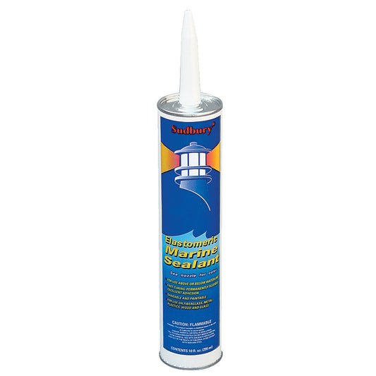 Sudbury Elastomeric Marine Sealant - 10oz Cartridge - White [300] - Sea & Tech Outfitters Florida, LLC