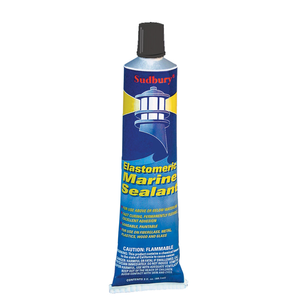Sudbury Elastometric 3 oz (89ml) Sealant Tube - Black [322] - Sea & Tech Outfitters Florida, LLC