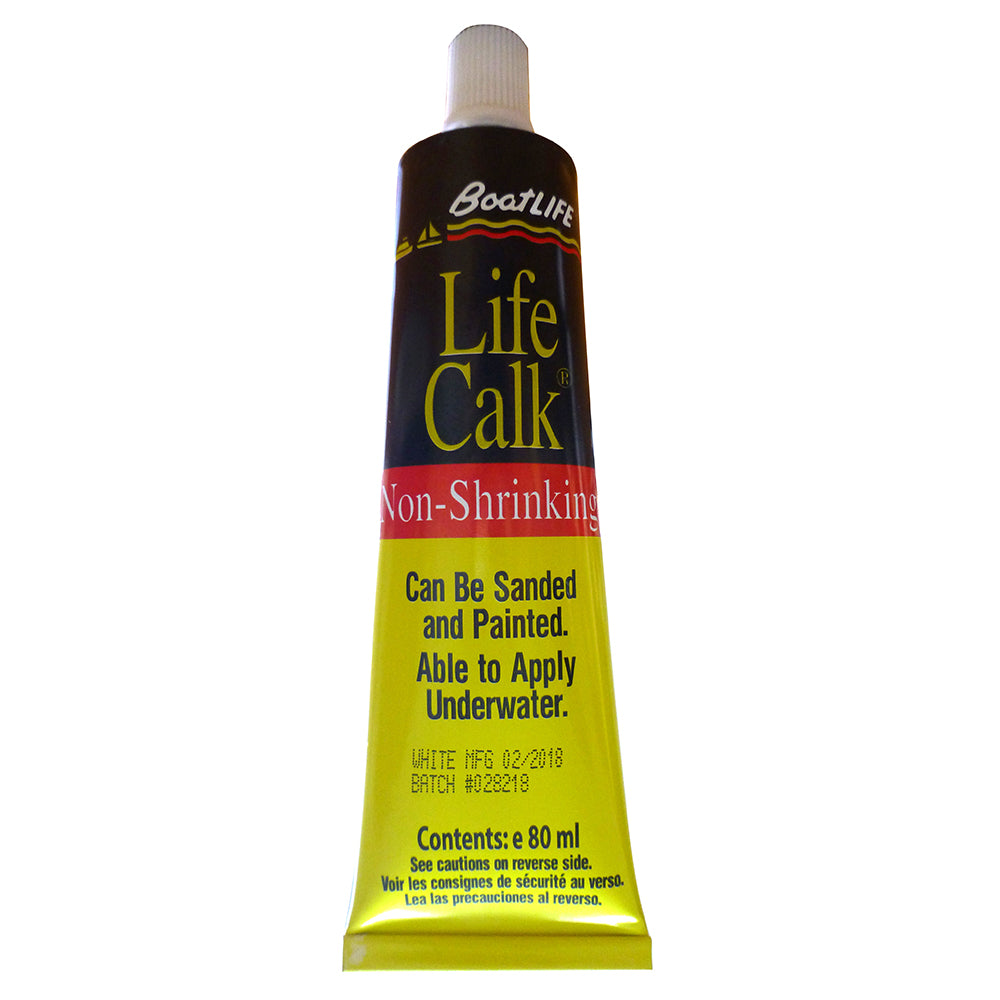BoatLIFE Life-Calk Sealant Tube - Non-Shrinking - 2.8 FL. Oz - White [1030] - Sea & Tech Outfitters Florida, LLC