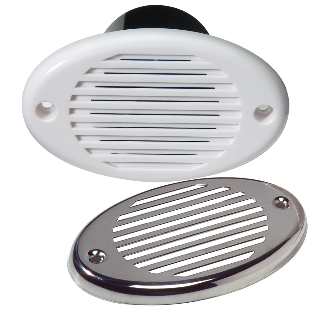 Innovative Lighting Marine Hidden Horn - White w/Stainless Steel Overlay [540-0101-7] - Sea & Tech Outfitters Florida, LLC