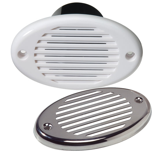 Innovative Lighting Marine Hidden Horn - White w/Stainless Steel Overlay [540-0101-7] - Sea & Tech Outfitters Florida, LLC