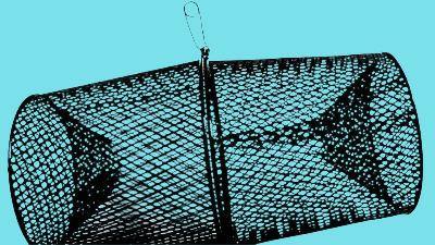 Frabill Torpedo Trap - Black Minnow Trap - 10" x 9.75" x 9" [1271]