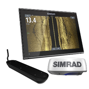 Simrad GO9 XSE Chartplotter Radar Bundle HALO20+ &amp; Active Imaging 
