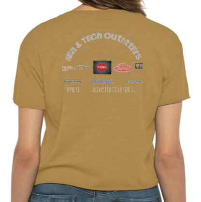 Sea & Tech Outfitters Women’s Crop Top T-Shirt