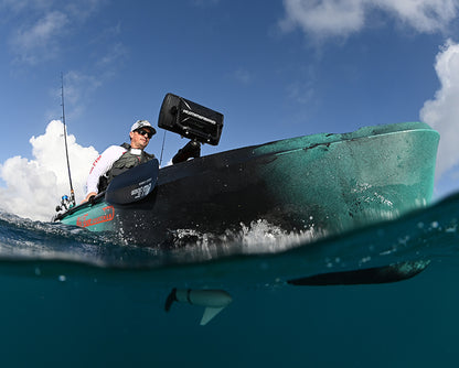 Old Town Sportsman 106 Powered by Minn Kota - Steel Blue Camo Color