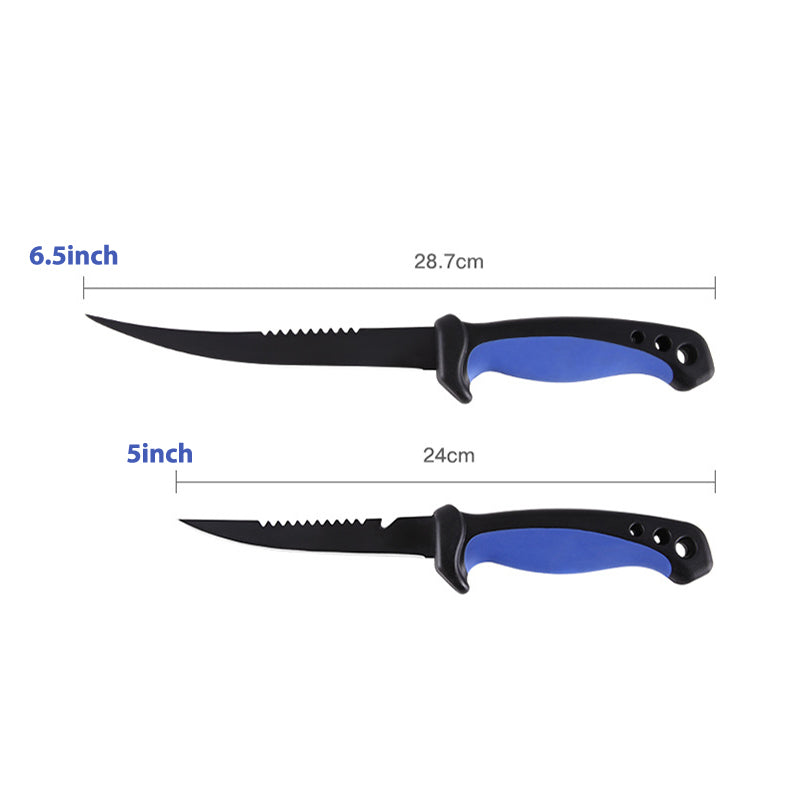 Stainless Steel Back Tooth Fishing Knife Cover