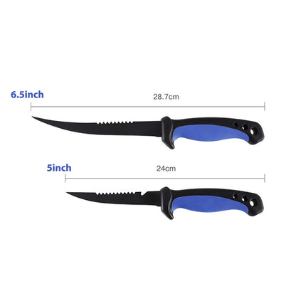 Stainless Steel Back Tooth Fishing Knife Cover