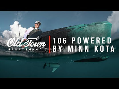 Old Town Sportsman 106 Powered by Minn Kota - Steel Blue Camo Color
